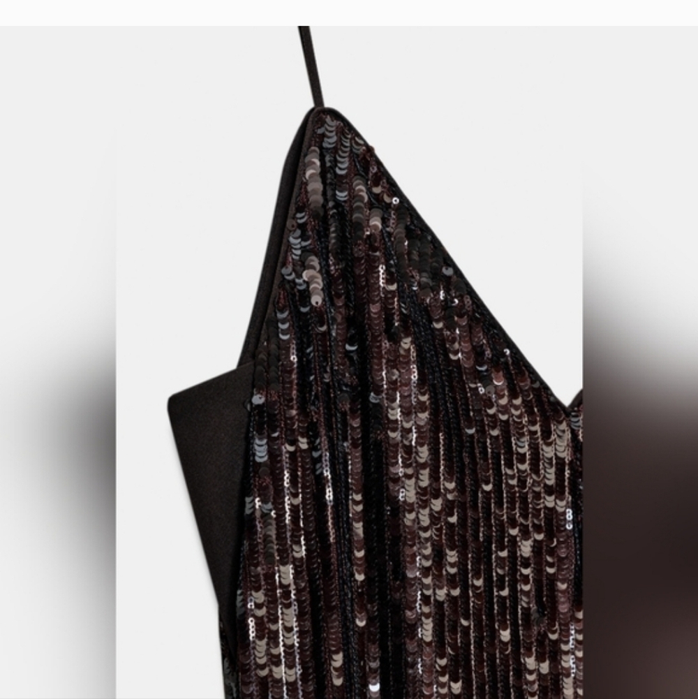 Zara LIMITED EDITION SEQUIN BALLOON JUMPSUIT Size S and L - Picture 11 of 13